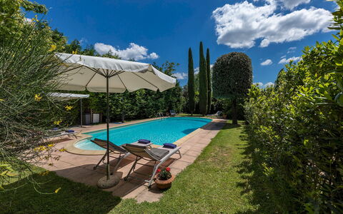 Villa Joy 6: Blau, Schwimmbad, Schatten, Eco Hotel, Garten, Landscaping, Estate, Hazienda, Villa