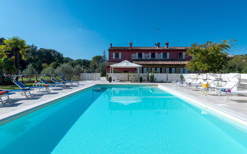 Cascina Marianna 12+4: Schwimmbad, Resort, Estate, Gartenmöbel, Ferienort, Villa, Hotel, Hazienda, Thermae, Eco Hotel