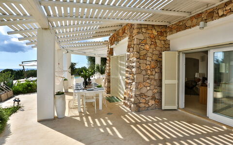 Villa Pajare Francesi 8+2: Zuhause, Gartenmöbel, Möbel, Stuhl, Schatten, Balkon, Estate, Eco Hotel, Resort, Veranda