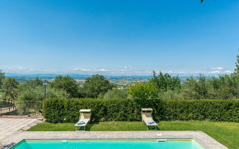 La Torretta 10: Blau, Schwimmbad, Garten, Rasen, Landscaping, Eco Hotel, Hinterhof, Villa