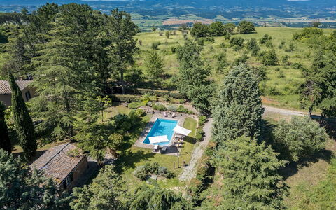 Casa Ciculino 8: Baum, Schwimmbad, Estate, Vogelperspektive, Plantage, Garten, Landscaping, Resort, Eco Hotel, Luftaufnahmen