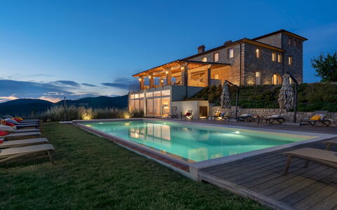 Il Poggiarellone 14: Schwimmbad, Estate, Eco Hotel, Resort, Villa, Bauernhaus, Gebirge, Senke, Villa, Hotel