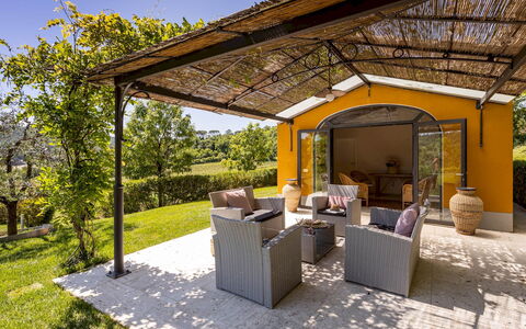 Le Querce dei Medici 12+2: Möbel, Stuhl, Garten, Schatten, Estate, Hütte, Eco Hotel, Outdoor Struktur, Veranda, Hinterhof