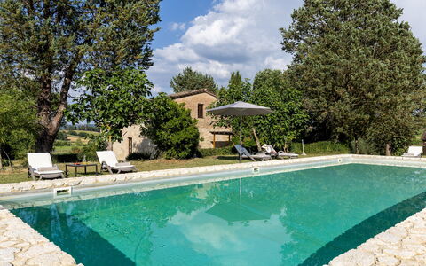 Podere Madonna di Mezzo 6: Estate, Garten, Landscaping, Bauernhaus, Rasen, Hazienda, Hinterhof, Villa, Garten, Schwimmbad