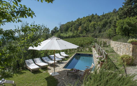 Villa delle Upupe 8: Schwimmbad, Eco Hotel, Resort, Garten, Estate, Sonnenliege, Landscaping, Villa, Hinterhof, Gartenmöbel