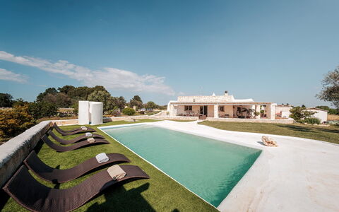 White Stone House 6+1: Estate, Design, Villa, Villa, Schwimmbad