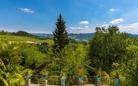 Il Castellaccio 8: Grün, Natur, Bergforms, Vegetation, Berg, Hügel, Landschaft, Wolke, Pflanzengemeinschaft, Bergstation