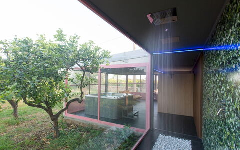Il Giardino dei Limoni 8: Die Architektur, Garten, Schatten, Landscaping, Natürliches Material, Hinterhof, Design, Garten, Daylighting, Eco Hotel