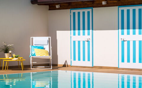 Villa Sole al Molino a Vento 8: Design, Holzbeize, Home Door, Schwimmbad