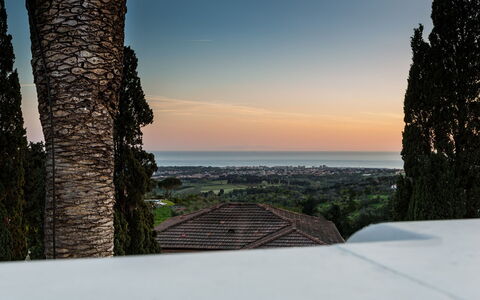 Villa Sole al Molino a Vento 8: Himmel, Horizont, Morgen, Sonnenlicht, Abend, Dämmerung, Sonnenuntergang
