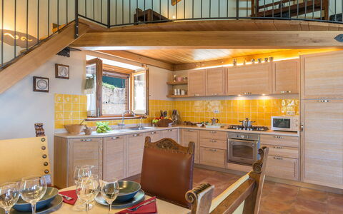 Il Casale del Nonno 8+2: Möbel, Küche, Interior Design, Flooring, Countertop, Holz, Fussboden, Decke, Zimmer, Cabinetry