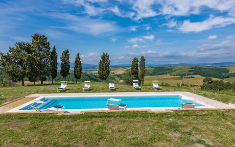 Casale Rasa 20+2: Blau, Schwimmbad, Estate, Landscaping, Bauernhaus, Villa, Gartenmöbel, Eco Hotel