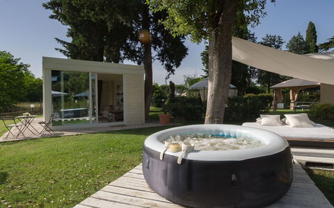 La Casa di Nanì 8: Gartenmöbel, Garten, Hinterhof, Freizeit, Schwimmbad, Schatten, Landscaping, Badewanne, Garten