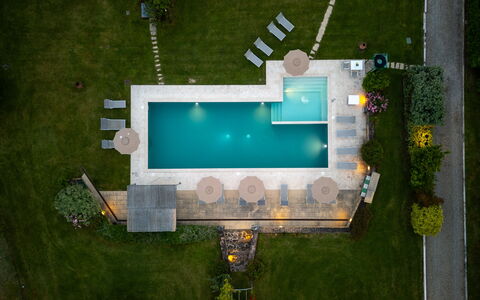 La Colonica 18: Schwimmbad, Resort, Freizeit, Gartenmöbel, Verbundwerkstoff, Thermae, Water Feature, Eco Hotel, Sonnenliege, Garten