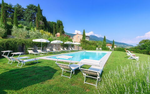 Villa Primo Sole 22: Bergforms, Hügel, Berg, Hochland, Bergstation, Gebirge, Garten, Bauernhaus, Schwimmbad, Senke