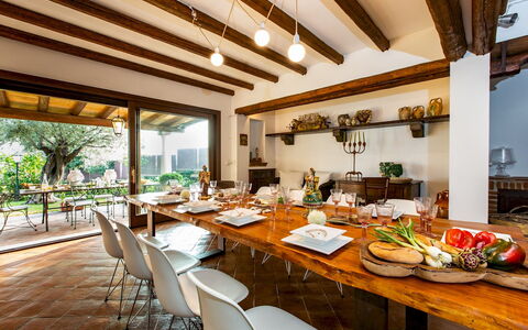 Villa Alba 12: Möbel, Interior Design, Tabelle, Decke, Küche & Esszimmer Tisch, Stuhl, Zuhause, Zimmer, Esszimmer, Restaurant