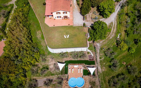 Villa Desiderio 9: Landschaft, Vogelperspektive, Ländliches Gebiet, Grundstueck, Luftaufnahmen, Estate, Steigung, Garten, Landscaping, Plantage