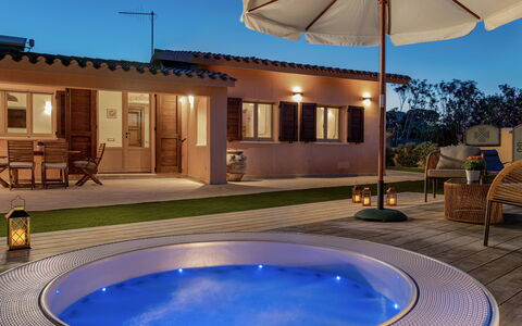 Villa Gea 8: Schwimmbad, Möbel, Resort, Gartenmöbel, Eco Hotel, Deck, Stuhl, Terrasse, Freizeit