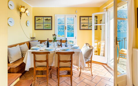 Villa Rivetta 6+2: Möbel, Interior Design, Flooring, Holz, Fussboden, Decke, Tabelle, Esszimmer, Stuhl, Küche & Esszimmer Tisch