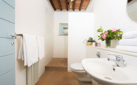Villa Carmeli 12+2: Badezimmer, Armatur, Flooring, Bad Sink, Fussboden, Interior Design, Sinken, Zapfhahn, Installation, Toilette