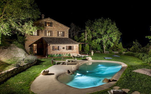 Casa Melograno 11+2: Schwimmbad, Hinterhof, Garten, Resort, Hütte, Landscaping, Estate, Freizeit, Bauernhaus, Garten
