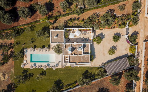 La Torre di Monsignore 12: Schwimmbad, Estate, Luftaufnahmen, Landscaping, Design, Vogelperspektive, Villa, Resort, Villa, Eco Hotel