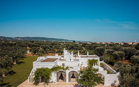 La Torre di Monsignore 12: Die Architektur, Landschaft, Estate, Hazienda, Villa, Landscaping, Villa, Auffahrt, Historisches Haus, \Arkade