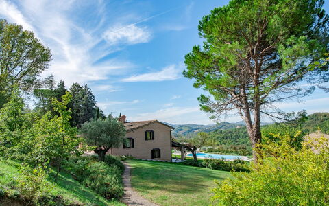 Villa Il Baiocco 8: Natürliche Landschaft, Landschaft, Ländliches Gebiet, Senke, Reservoir, Tarn, Teich