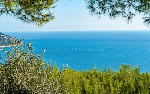 Villa nel Blu 8: Blau, Wasser, Grün, Blatt, Vegetation, Meer, Horizont, Küsten Und Ozeanische Forms, Ozean, Küste