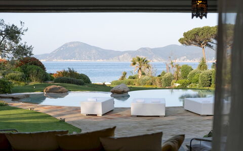 Villa Padulella 8+2: Wasser, Schwimmbad, Resort, Gartenmöbel, Eco Hotel, Regenschirm, Garten, Schatten, Küste, Tropen