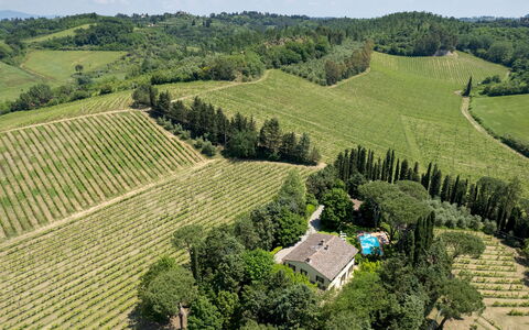 Villa Paesante 8: Wohngebiet, Landschaft, Grundstueck, Estate, Plantage, Ländliches Gebiet, Hütte, Landscaping, Landwirtschaft, Vogelperspektive
