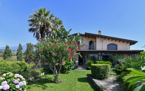 Villa Biddizza 10: Wohngebiet, Strauch, Haus, Zuhause, Garten, Estate, Ground, Hazienda, Rasen