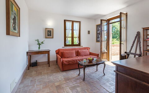 Casa Eusebia 8+2: Möbel, Flooring, Holz, Interior Design, Fussboden, Tabelle, Stuhl, Zimmer, Tür, Wohnzimmer