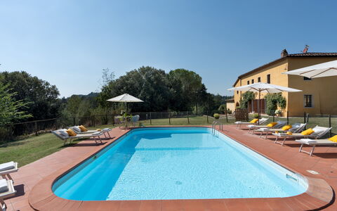 Villa Montefalconi 11: Schwimmbad, Estate, Hotel, Villa, Hazienda, Sonnenliege, Eco Hotel, Gartenmöbel, Resort