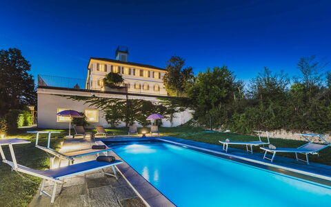 Villa Boemia 10: Blau, Schwimmbad, Estate, Villa, Reflexion, Hotel, Villa, Hazienda, Landscaping, Ferienort