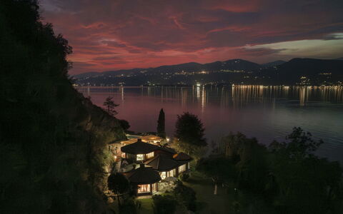 Villa Eden 8: Natur, Nacht, Landschaft, Dämmerung, Abend, Mitternacht, See, Reflexion, Landschaft Beleuchtung