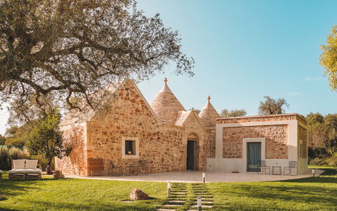 Trulli Biancapetra 8+2: Die Architektur, Estate, Garten, Landscaping, Bauernhaus, Villa, Villa