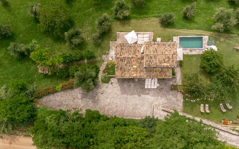 Casatorre 6+2: Ländliches Gebiet, Zuhause, Estate, Hütte, Luftaufnahmen, Vogelperspektive, Dorf, Landscaping, Bauernhaus, Schwimmbad
