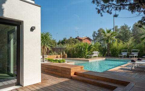 Marea 8: Schwimmbad, Wohngebiet, Zuhause, Die Architektur, Haus, Resort, Verbundwerkstoff, Eco Hotel, Estate, Garten