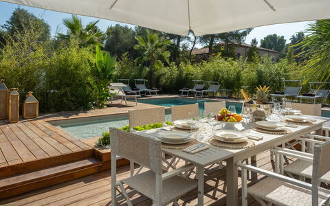 Marea 8: Möbel, Gartenmöbel, Tabelle, Stuhl, Tisch Im Freien, Küche & Esszimmer Tisch, Resort, Garten, Schatten