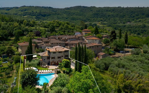 Casa Paggetti 8: Wohngebiet, Landschaft, Menschliche Siedlung, Estate, Dorf, Vorort, Eco Hotel, Villa, Hazienda, Resort