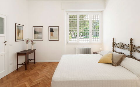 Antico Ceraso 10: Interior Design, Flooring, Wand, Fussboden, Holz, Möbel, Schlafzimmer, Bett, Decke, Zimmer