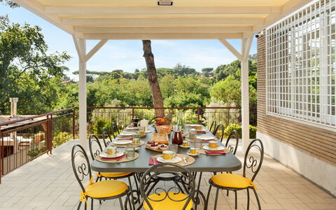 Antico Ceraso 10: Möbel, Stuhl, Tabelle, Gartenmöbel, Küche & Esszimmer Tisch, Tisch Im Freien, Schatten, Veranda, Outdoor Struktur, Garten