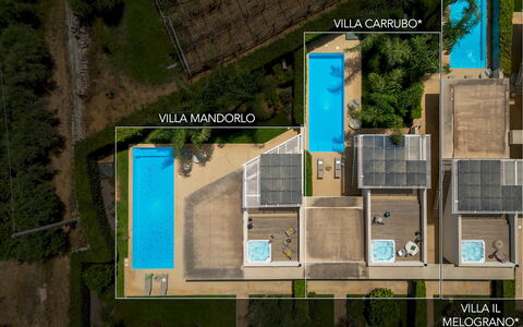 Villa Mandorlo 4: Schwimmbad, Resort, Eco Hotel, Thermae, Verbundwerkstoff, Freizeit, Fliese, Hotel, Estate, Villa