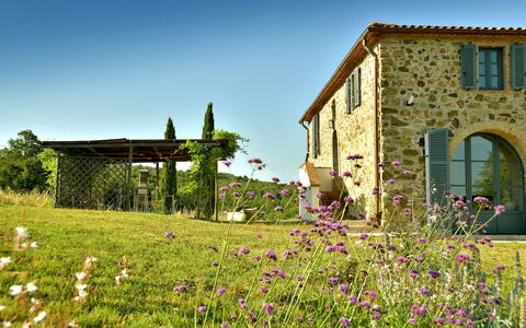 Casa la Pratellaccia 6+2: Haus, Strauch, Zuhause, Hütte, Bauernhaus, Grundstueck, Ländliches Gebiet, Garten, Estate