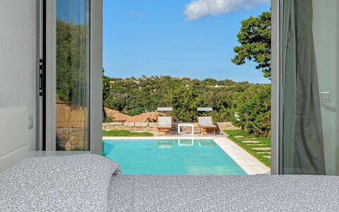 Villa la Maddalena 6+2: Schwimmbad, Resort, Eco Hotel, Hotel, Villa, Schlafzimmer, Bett, Linens, Penthouse, Boutique Hotel