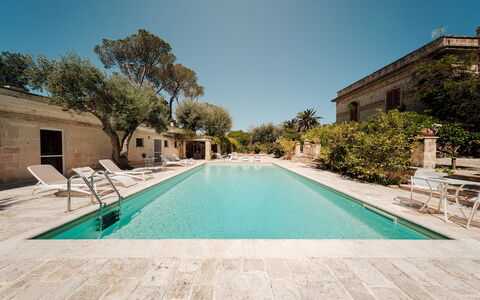Villa dei Glicini 8+2: Die Architektur, Schwimmbad, Estate, Hazienda, Water Feature, Resort, Landscaping, Villa, Villa