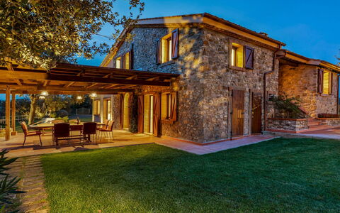 Casale Ombrone 11: Die Architektur, Haus, Zuhause, Hütte, Estate, Bauernhaus, Tür, Villa, Villa, Garten