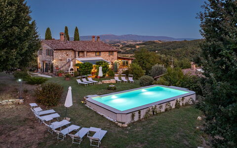 Casale delle Farfalle 12: Schwimmbad, Estate, Resort, Villa, Eco Hotel, Villa, Thermae, Bauernhaus, Hinterhof, Hazienda