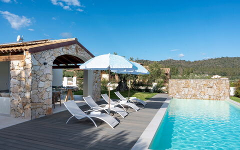 Casa Moros 6: Blau, Schwimmbad, Resort, Zuhause, Verbundwerkstoff, Estate, Eco Hotel, Gartenmöbel, Villa, Schatten